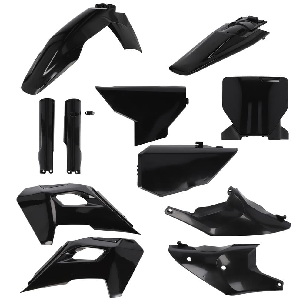 Acerbis Plastic Kit- Full Husqvarna Black