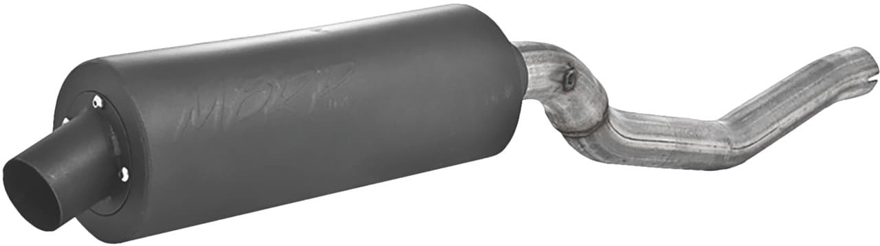 SINGLE SLIP-ON SYSTEM W/ 4.25" SPORT MUFFLER BLK