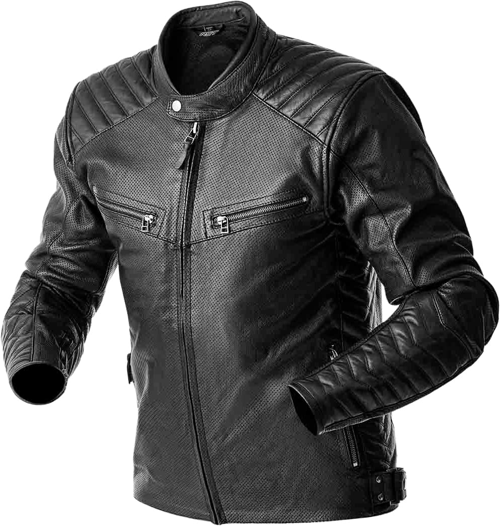 ROADSTER AIR D3O JACKET BLACK LEATHER 4XL