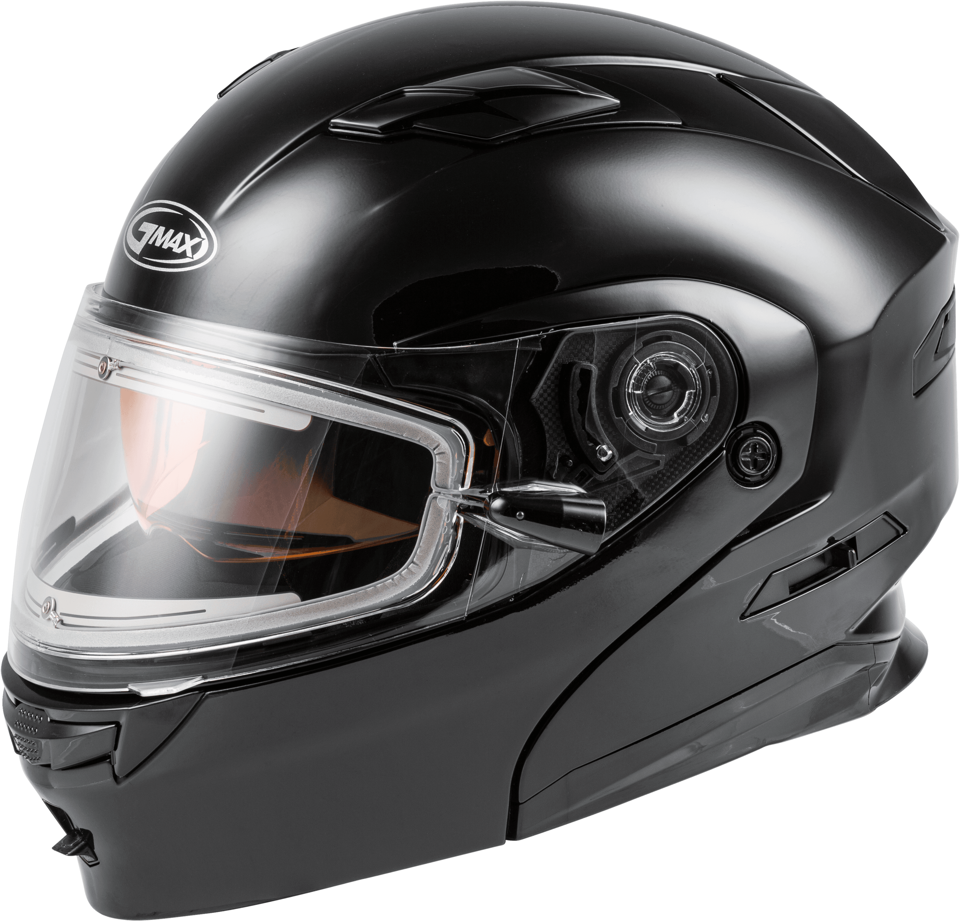 MD-01S MODULAR SNOW HELMET W/ELECTRIC SHIELD BLACK 2X