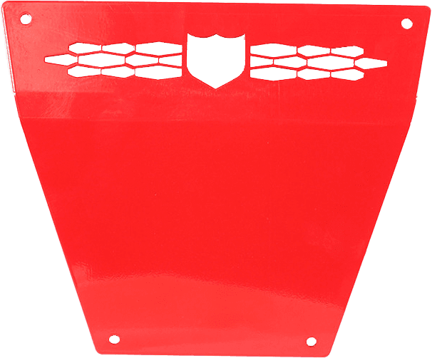 Pro Armor Front Race Skid Plate Red Polaris