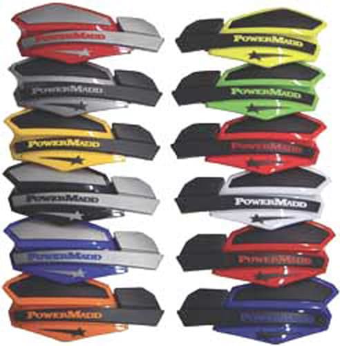 Powermadd Star Series Handguards (Blue/White)