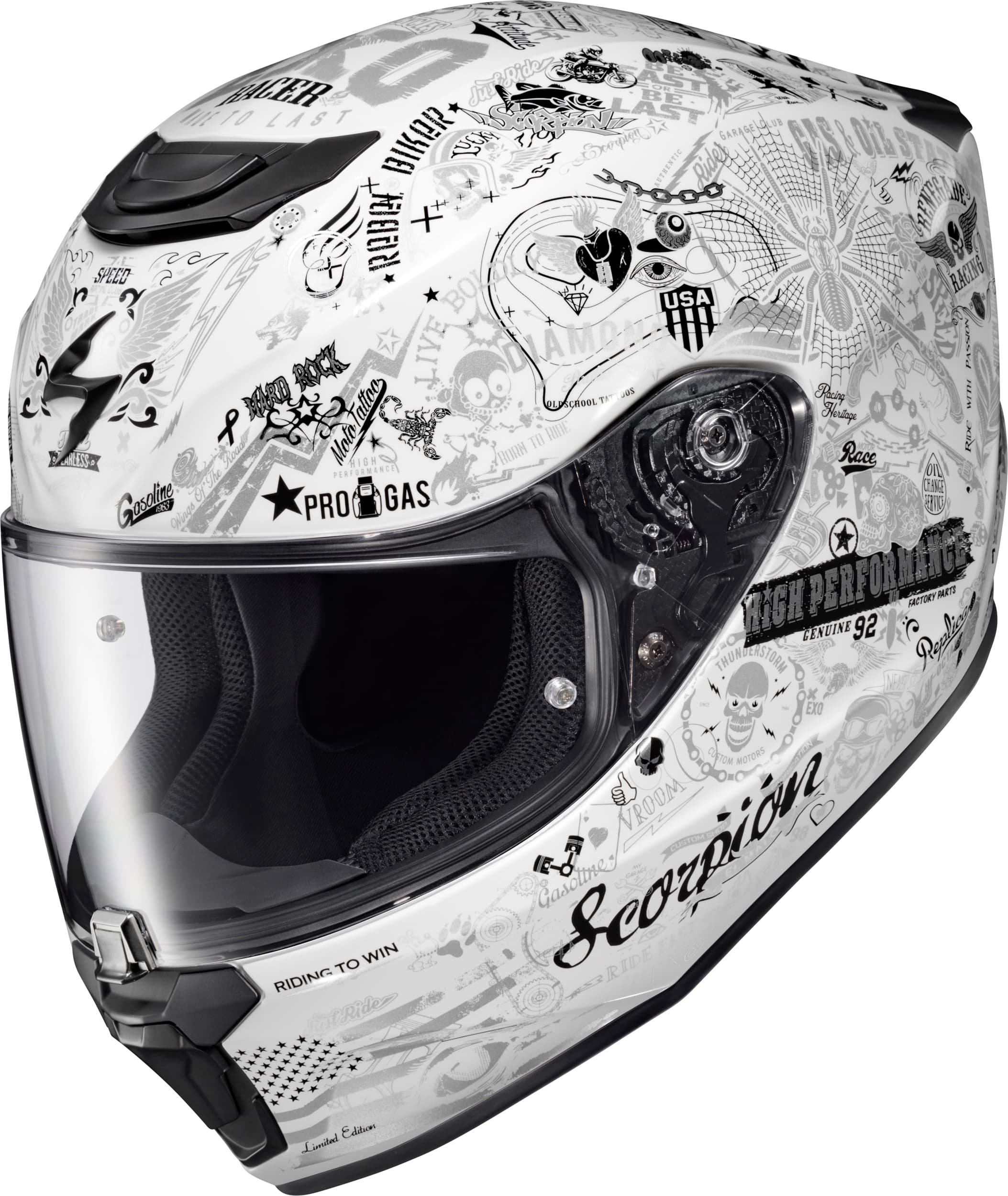 EXO-R330 FULL FACE HELMET SHAKE 2 WHITE 2X