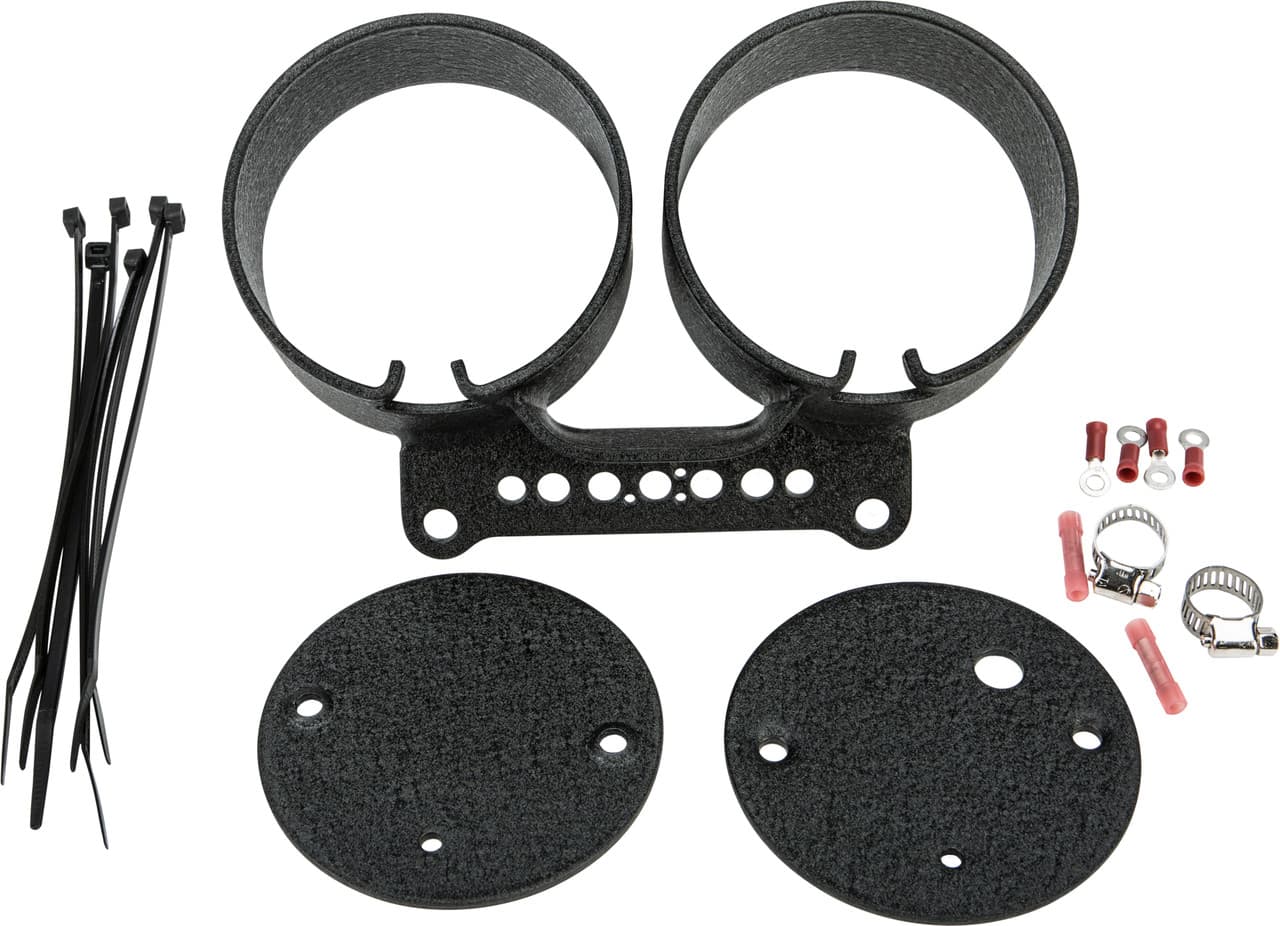 HardDrive Dual Gauge Mount Bracket Kit Black