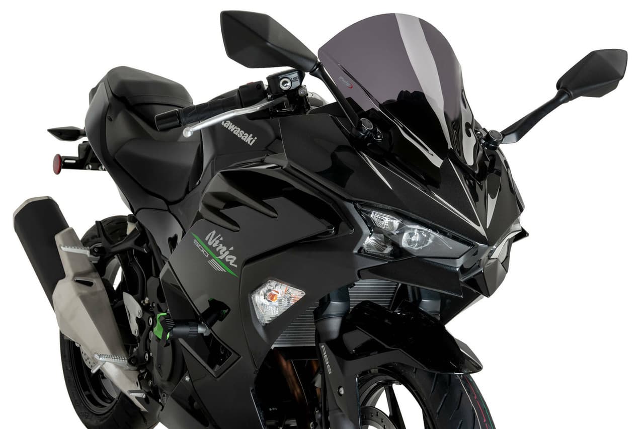 WINDSCREEN Z-RACING DARK SMOKE KAW