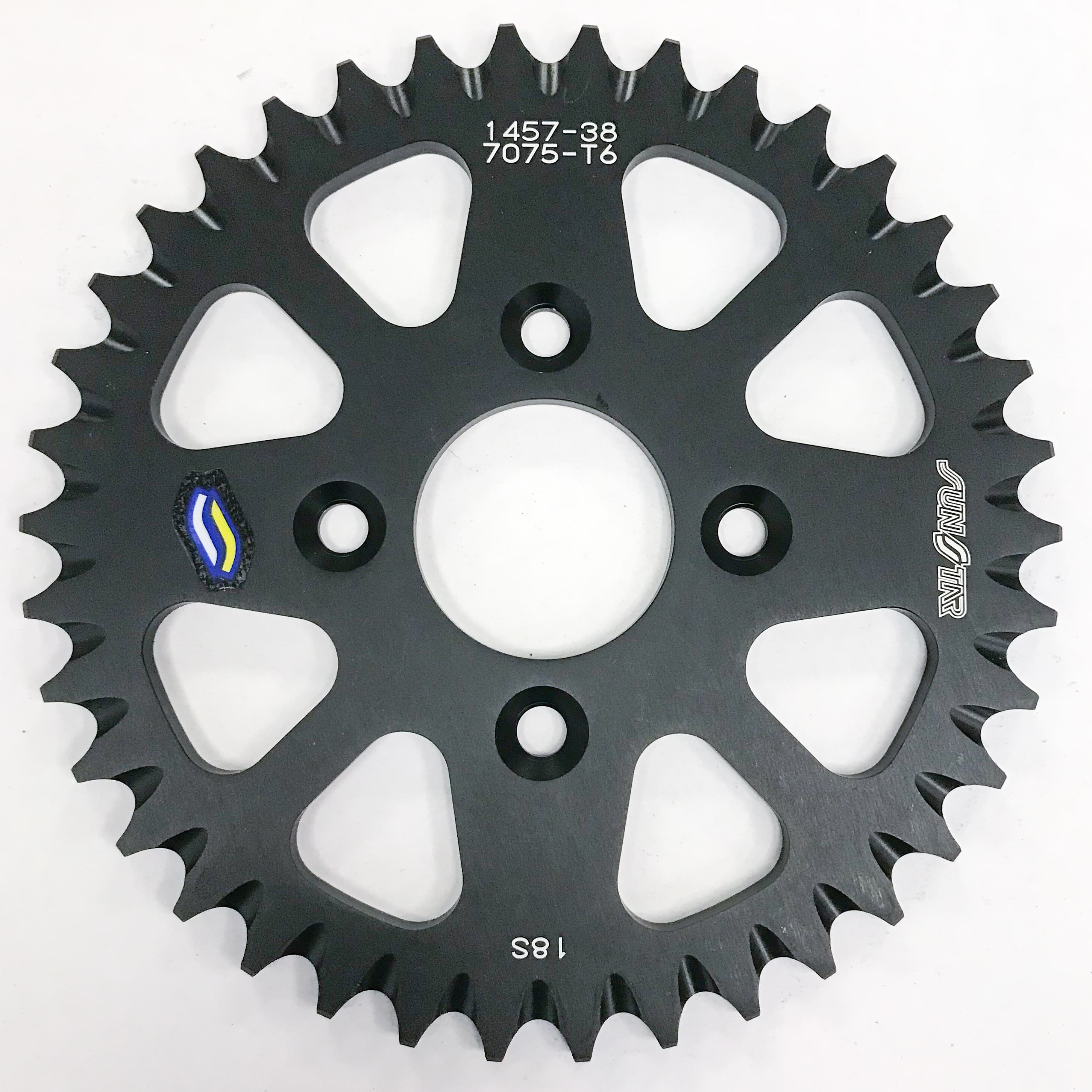 REAR SPROCKET ALUMINUM 38T-420 BLK COB