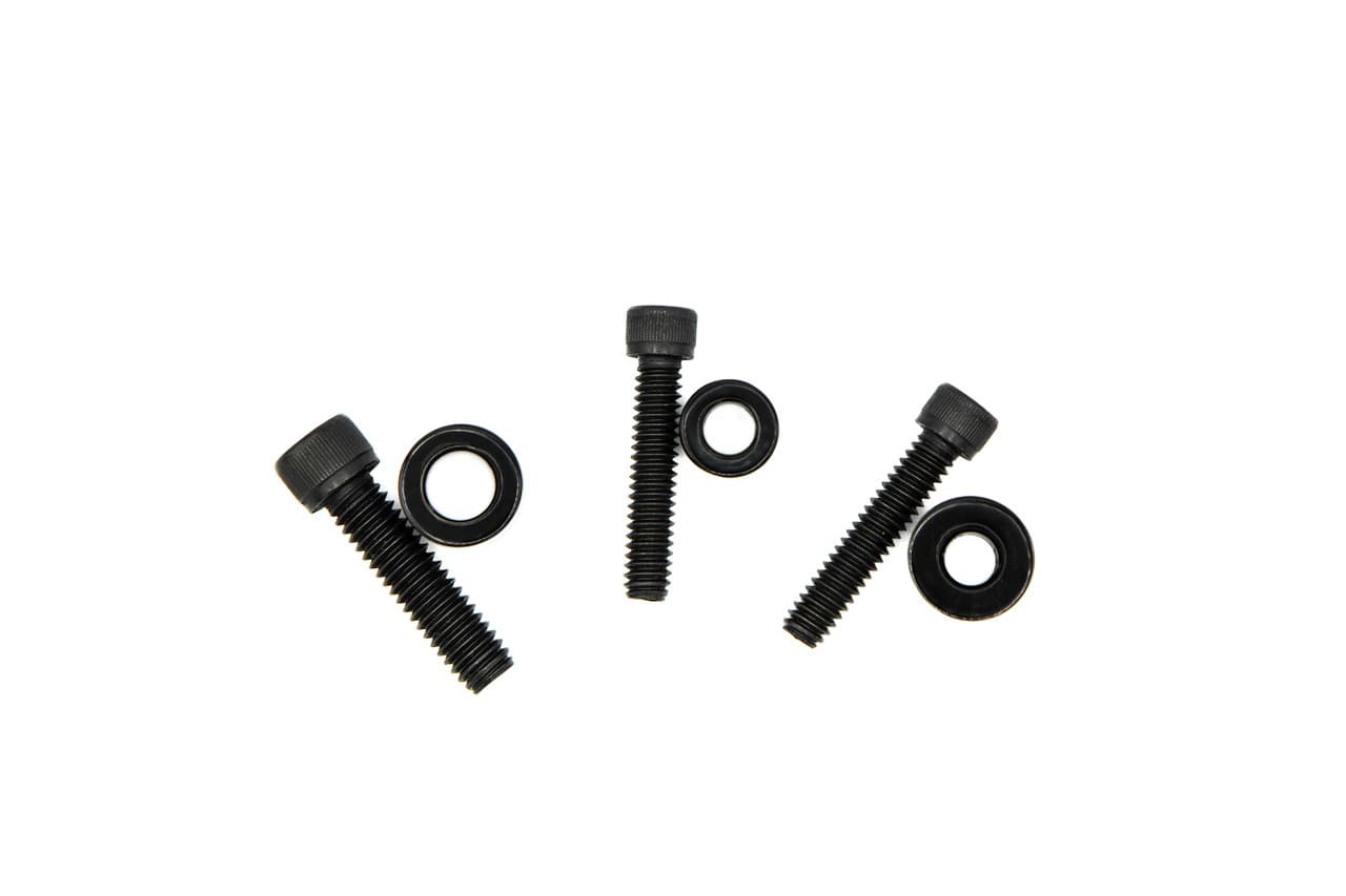 Santoro Fabworx Black Bolt Kit W/Washers M8