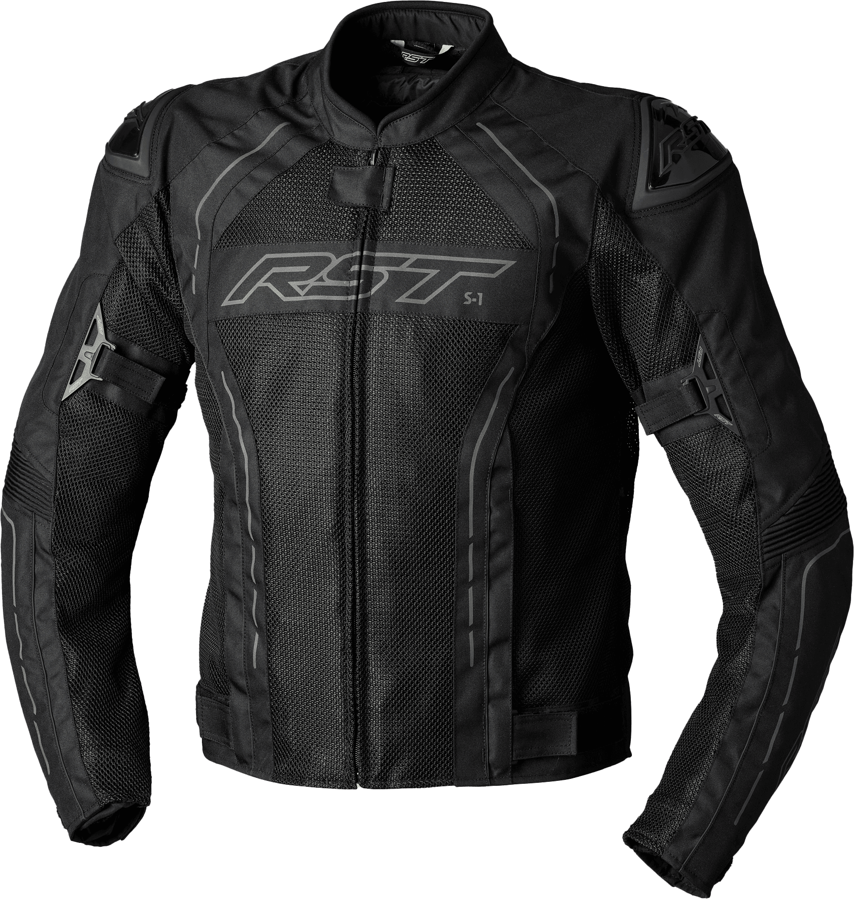 S1 MESH CE JACKET BLACK/BLACK TEXTILE XL