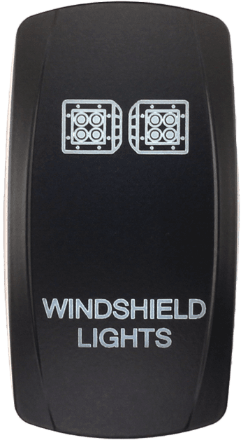 XTC Power Products Dash Switch Rocker Face Windshield Light