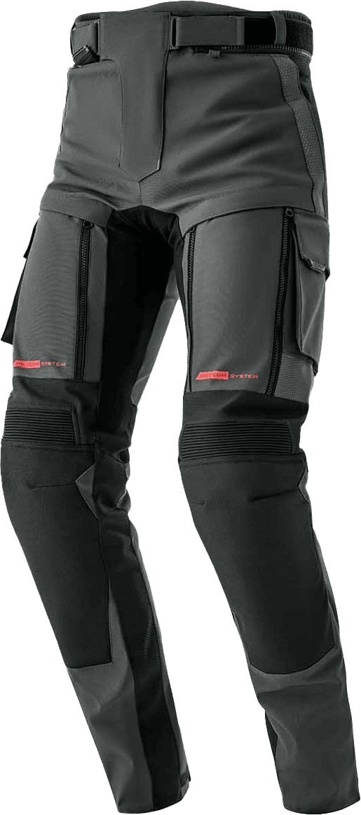 PS ADVENTURE D3O PANTS GREY/BLACK TEXTILE SM