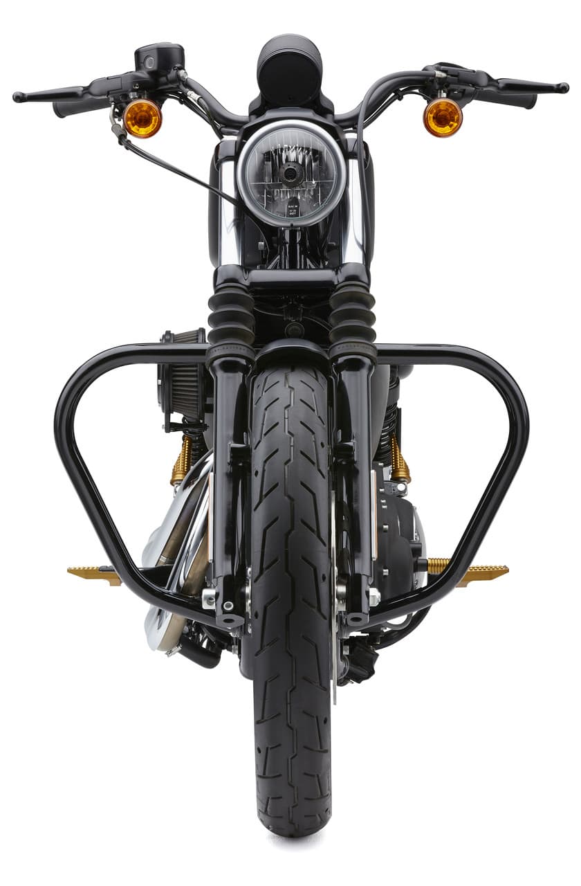 Cobra Freway Bars Vbend 1.25" Black Sportster 04-22