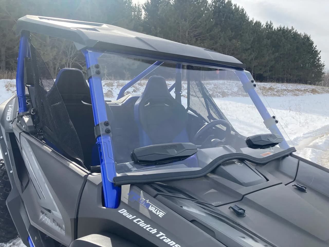 Kolpin Poly Front Windshield Full Fixed Vented Honda