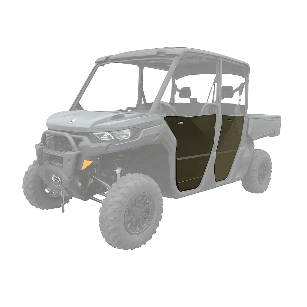 Rival Powersports Usa Alloy Lower Rear Half Door Pair Can