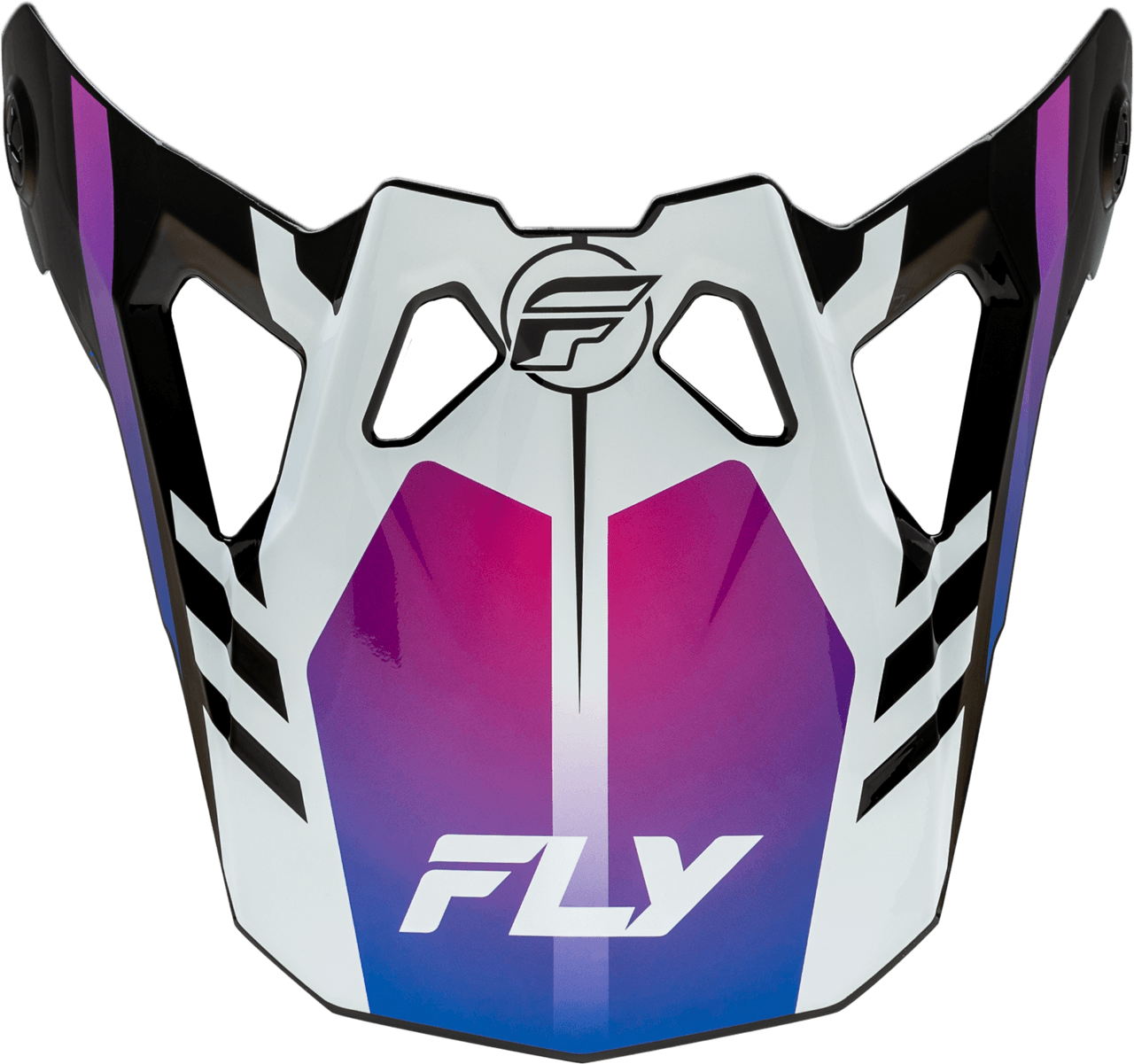 Fly Racing Formula Cp Krypton Visor White/Black/Purple M-2X