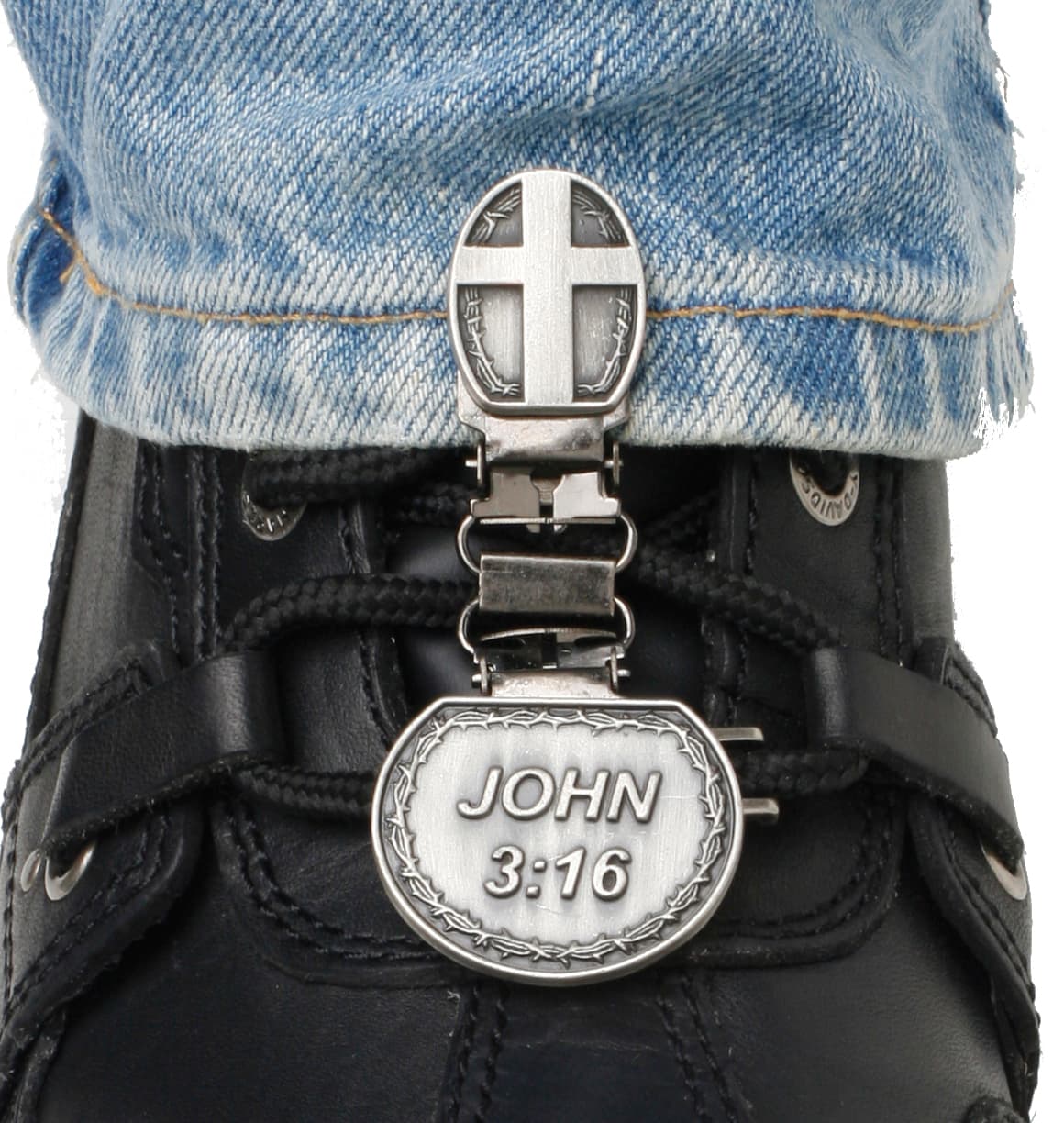 Ryder Clips Clips For Laced Boots John 3:16