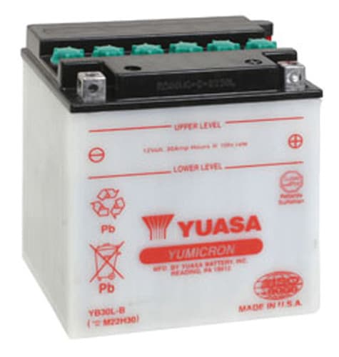 Yuasa Battery YB30L-B Conventional