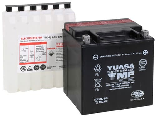 Yuasa Battery YIX30L-BS-PW Maintenance Free