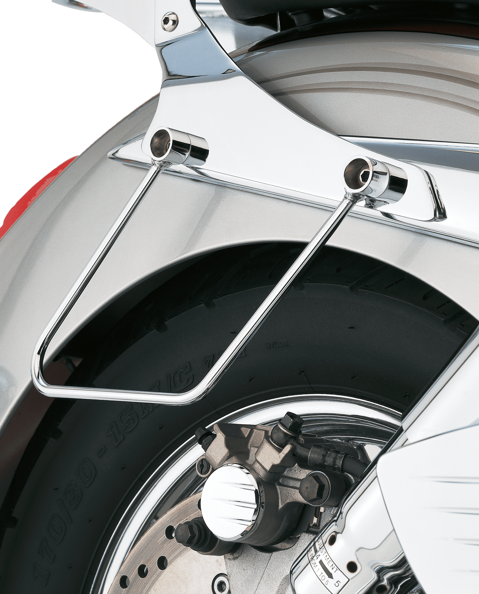 Cobra Saddlebag Supports Chrome Suzuki Marauder 97-04