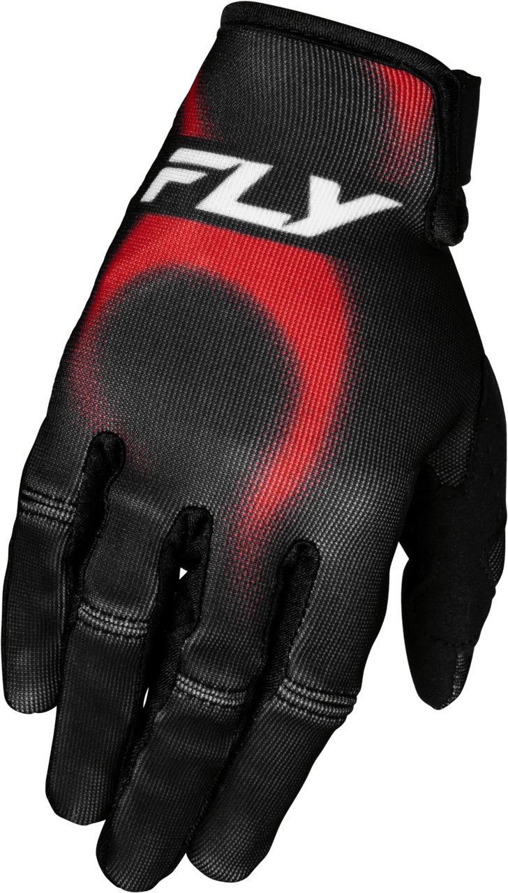 Fly Racing Youth Kinetic Torch Gloves Black/Red/White YM