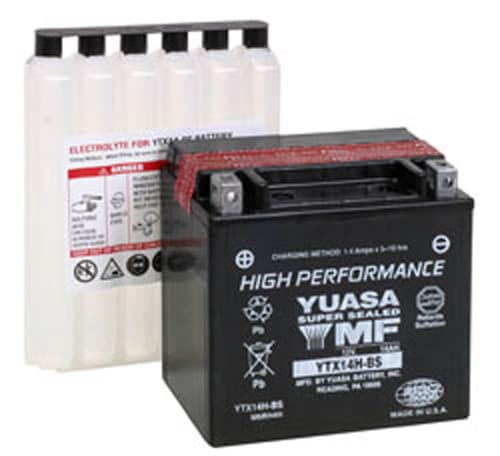 Yuasa Battery YTX14H-BS Maintenance Free