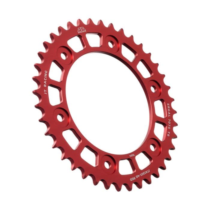 REAR ALLOY SPROCKET RED 40 TOOTH