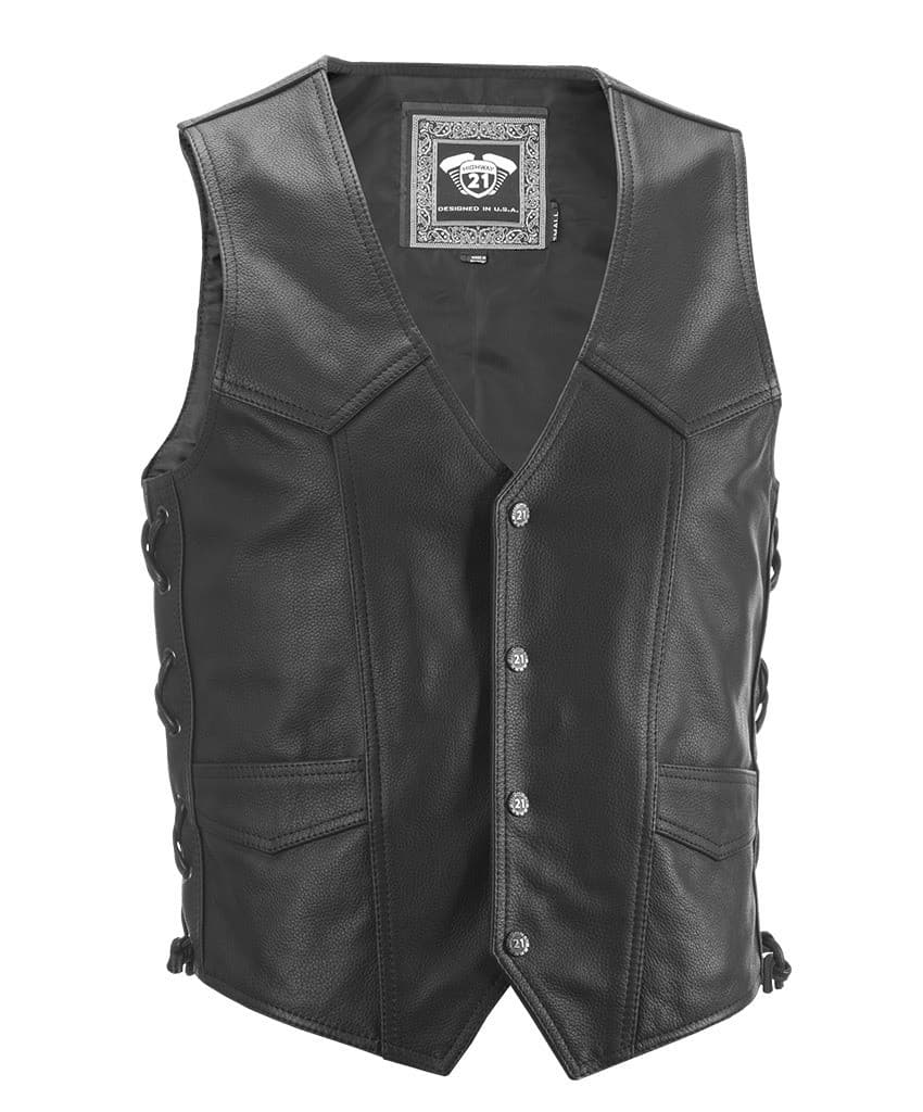 Highway 21 Six Shooter Vest Black 2X