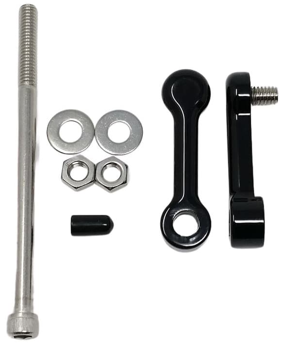 Dk Custom Products Billet Tank Lift Kit 3" `04-UP XL Powder Coat Black