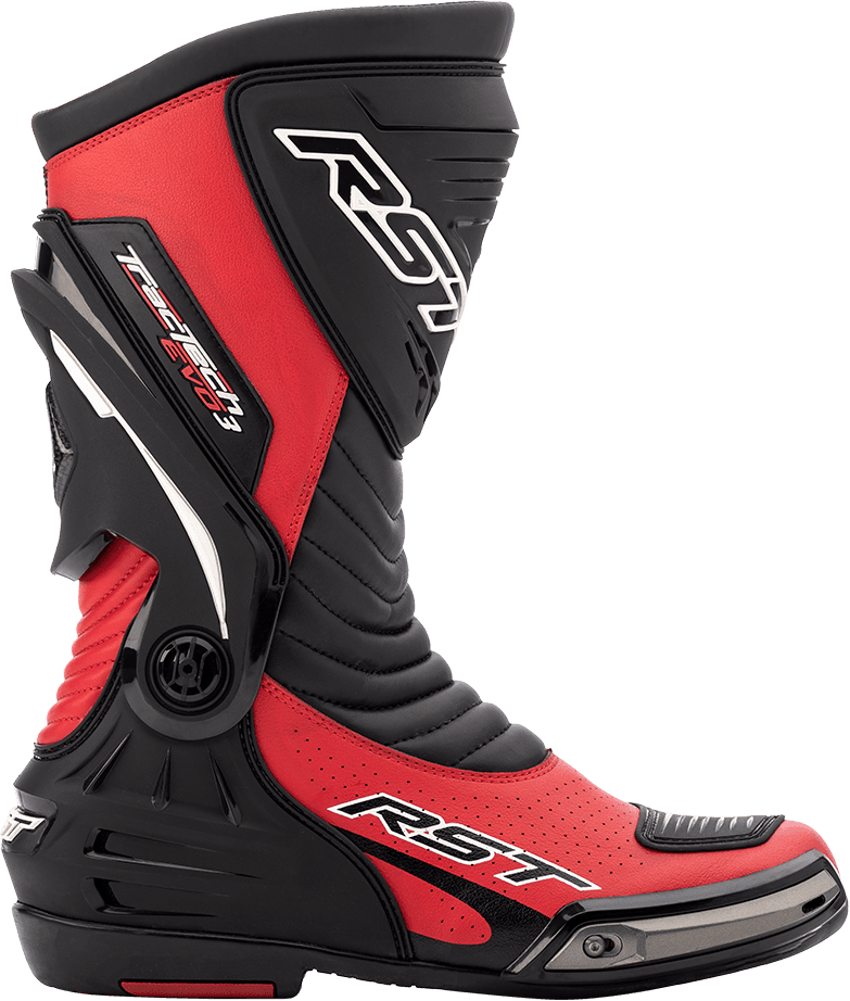 TRACTECH EVO III SPORT CE BOOT RED / BLACK SZ 9