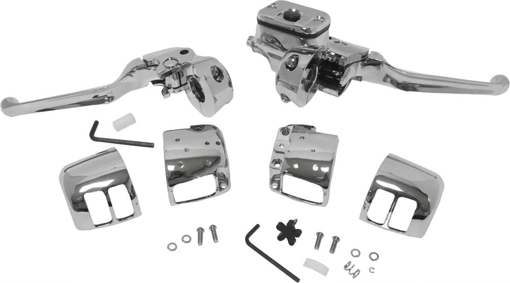HardDrive Comp H/Bar Cntrls 9/16 M/Cylinder Without Switches Chrome 96-06