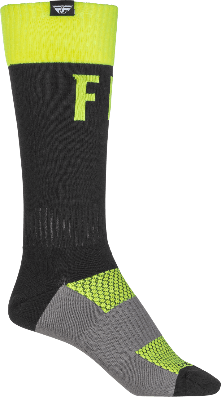 Fly Racing MX Pro Socks Hi-Vis/Black LG/XL