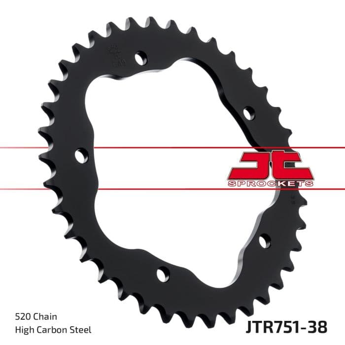 JT STEEL REAR SPROCKET DUCATI 338 TOOTH