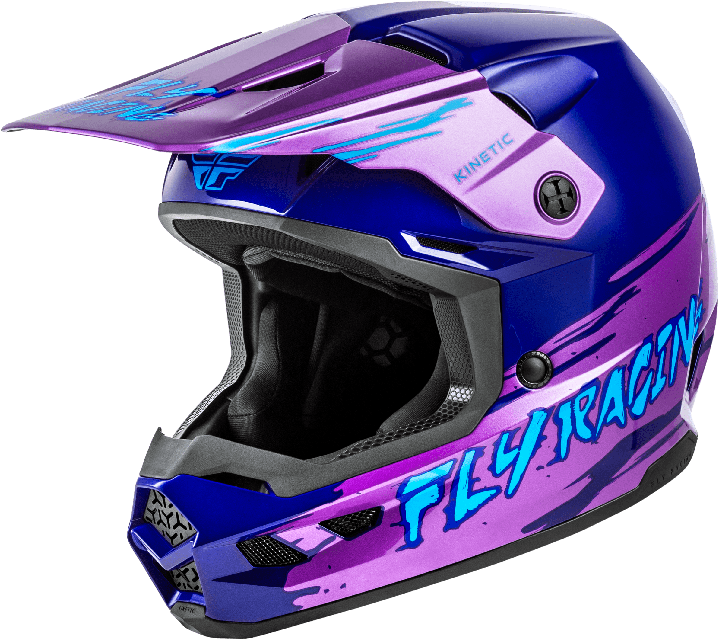 YOUTH KINETIC SURGE HELMET PINK/PURPLE/TEAL YS