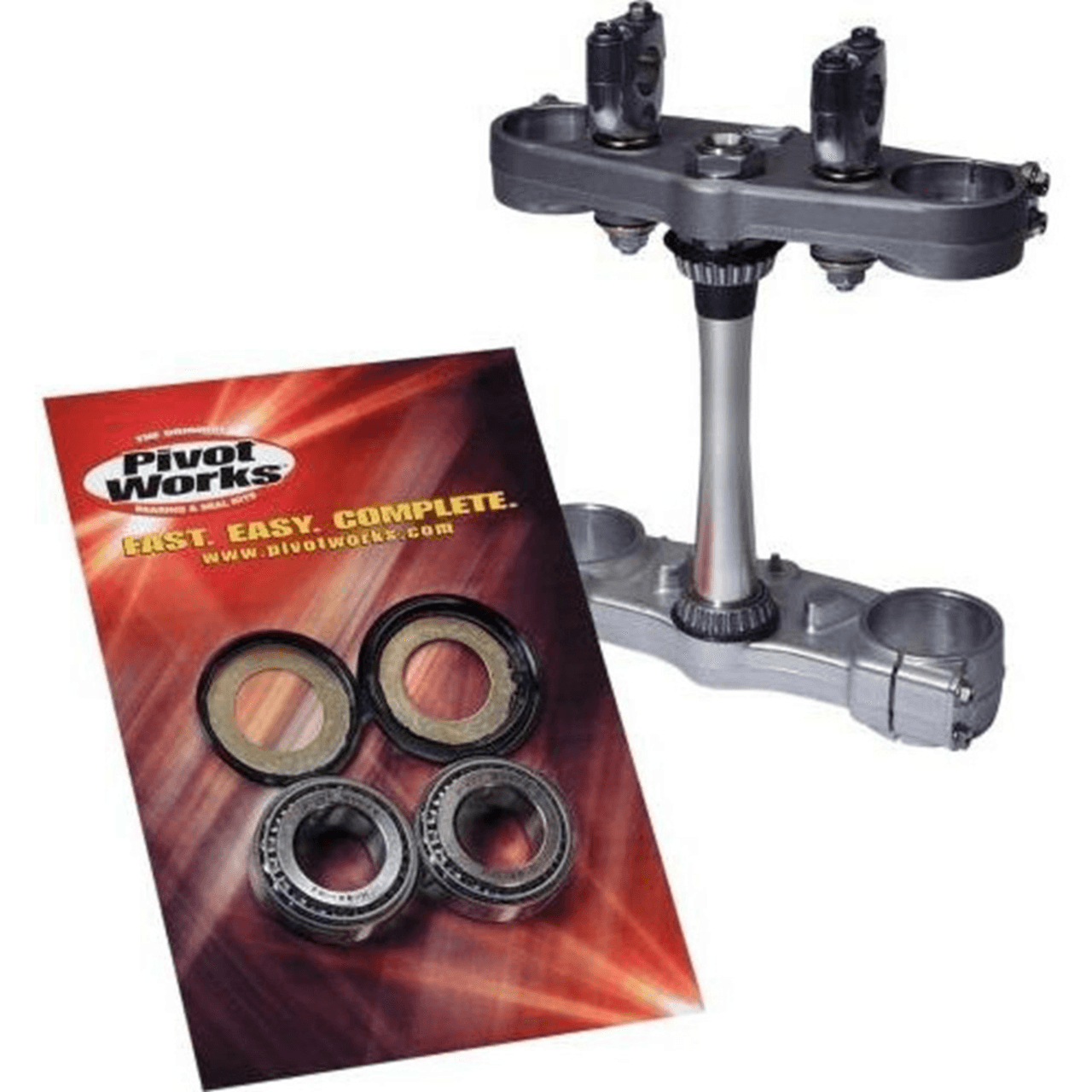 PIVOT WORKS STEERING STEM BEARING KIT HONDA BIKE