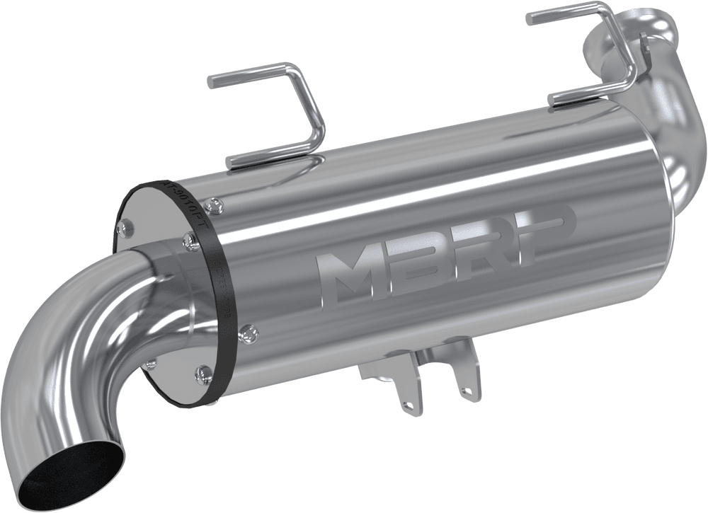 Mbrp Single Slip-On System W/ 5" Performance Muffler Chrome