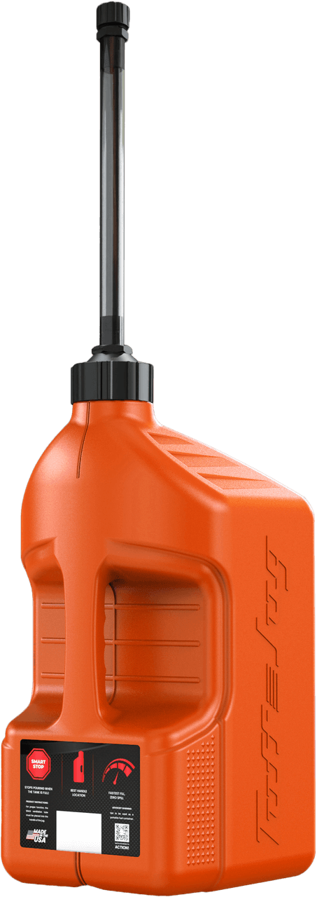 Tuff Jug Utility Container Orange W/ Autostop Spout 5 Gal