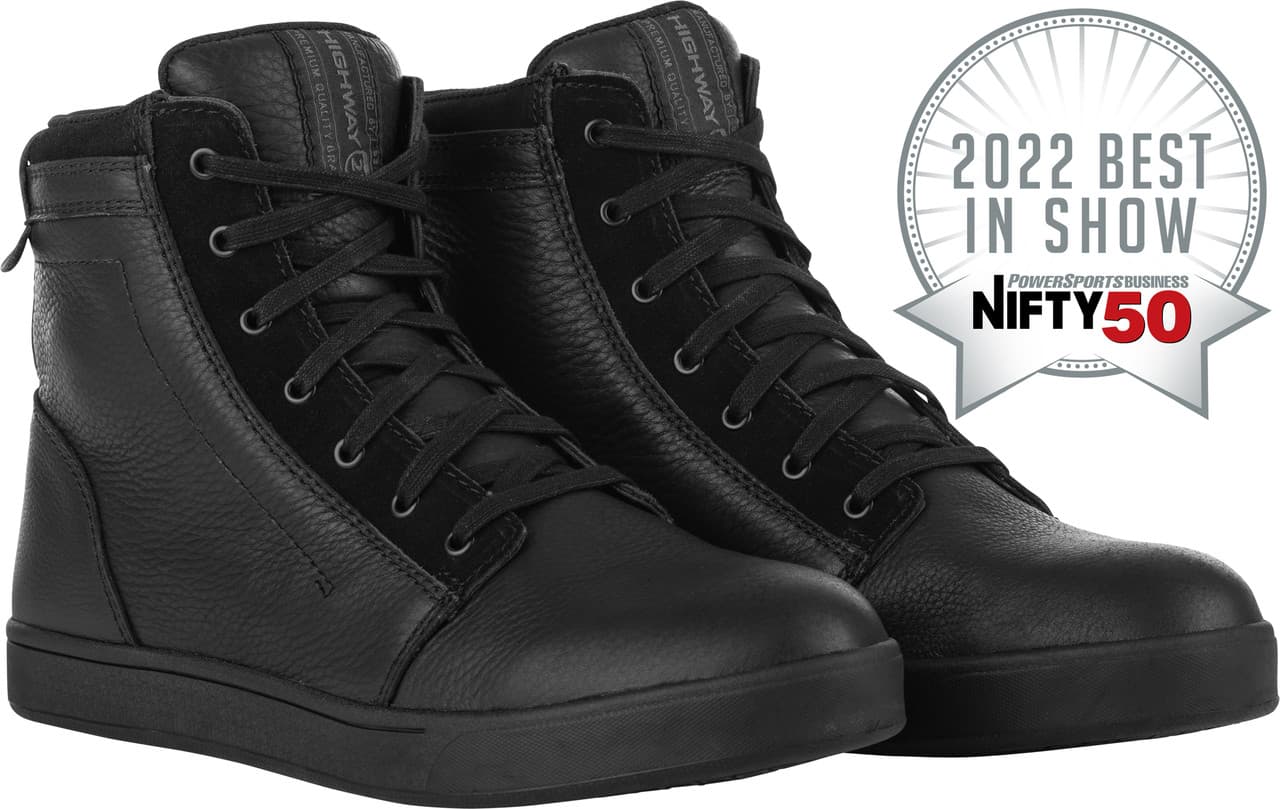 Highway 21 Axle Leather Waterproof Shoes Black/Black Size 09