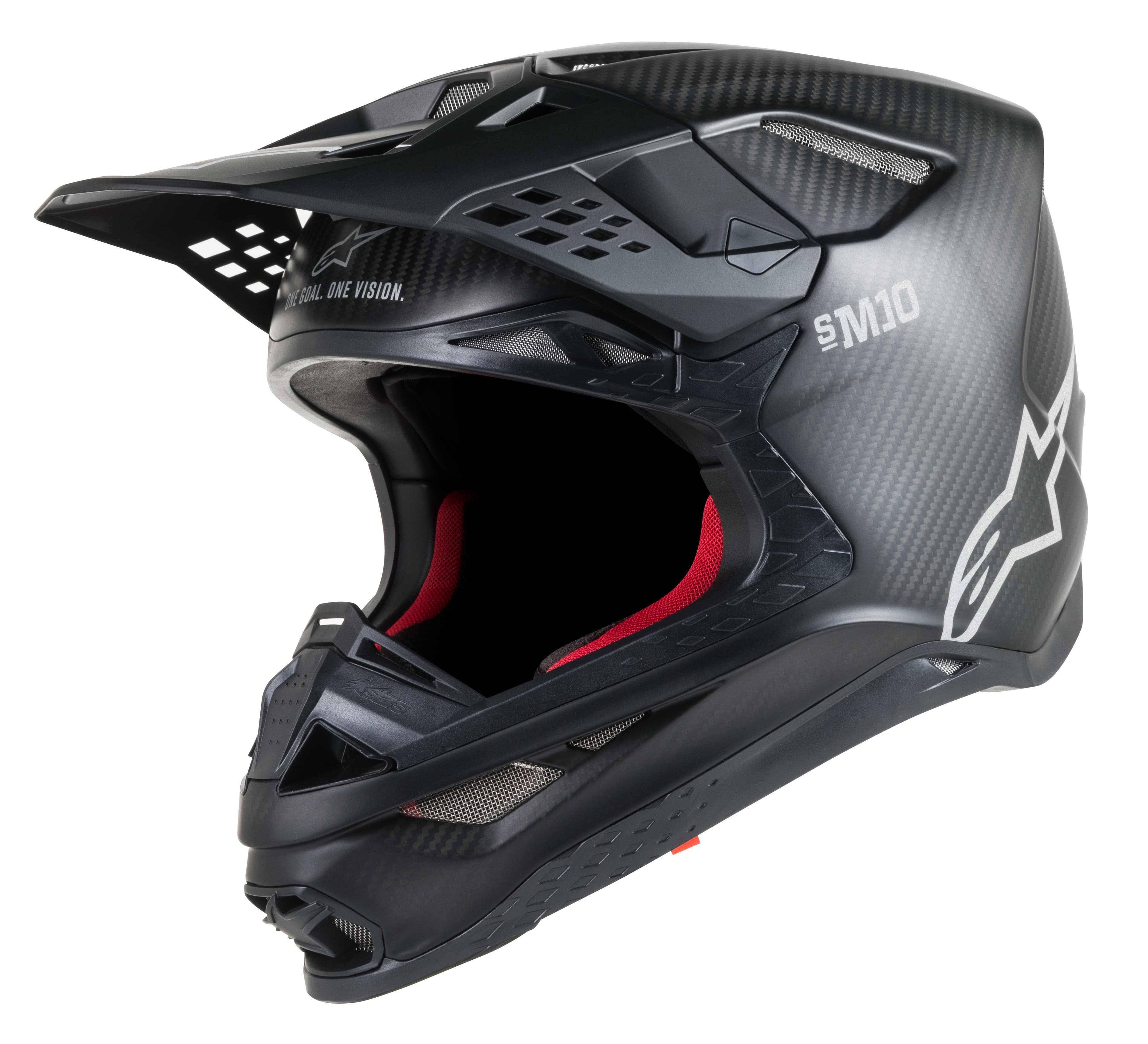 S.TECH S-M10 SOLID HELMET CARBON BLACK 2X