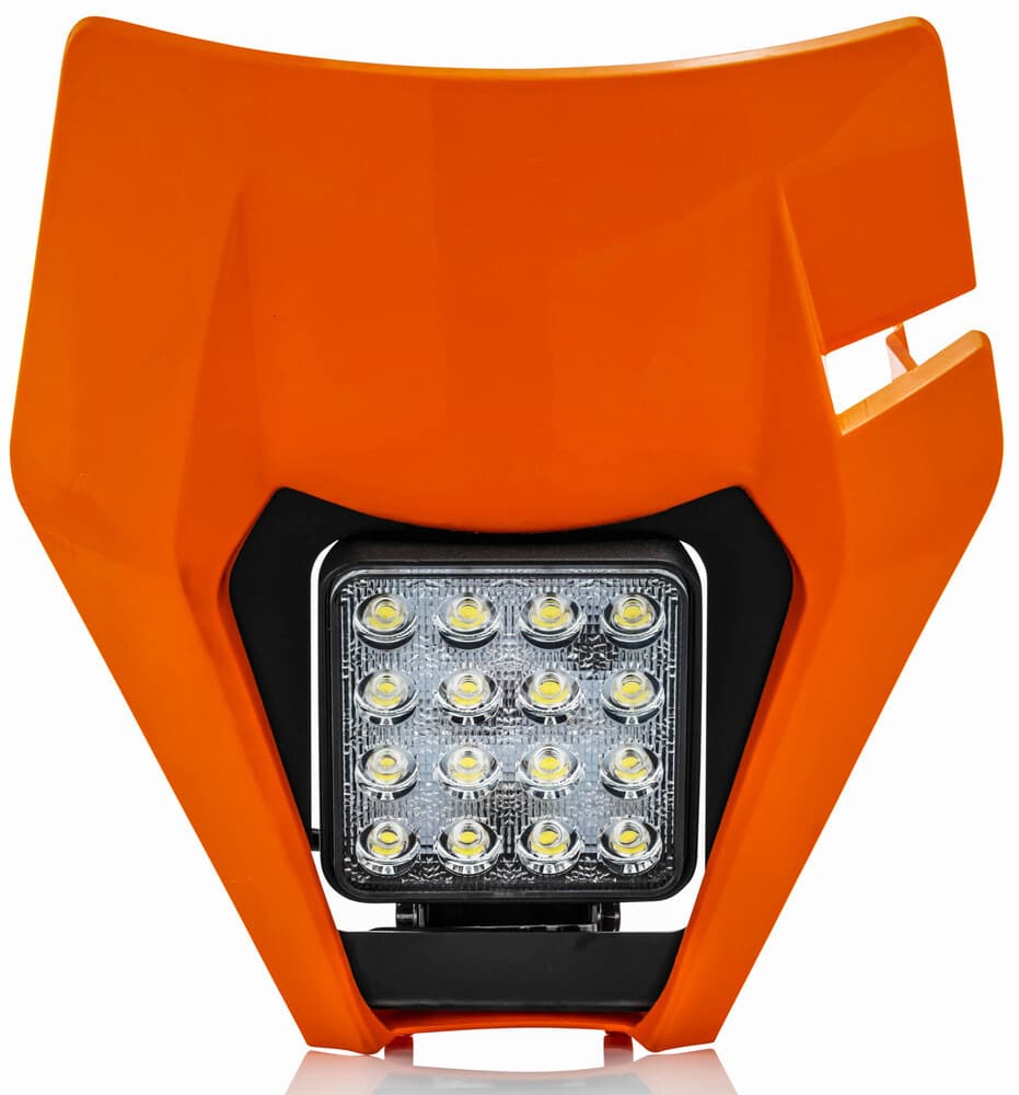 Acerbis Front Vsl Headlight 4320 Lumen Orange KTM