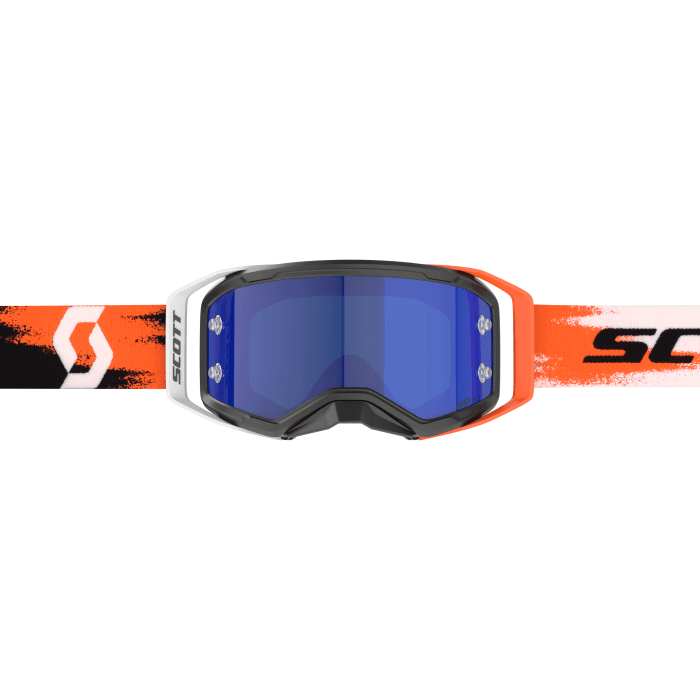 GOGGLE PROSPECT 2.0 AMP CHROME BLACK/NEON ORANGE - BLUE CHROME