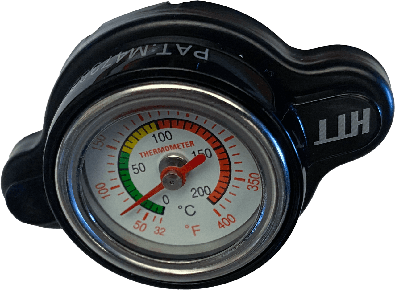 Fire Power Radiator Cap W/Temperature Gauge - Gas/Husqvarna/KTM