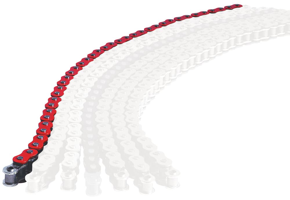 Ek Chain MVXZ2 X-Ring 525-120L Red