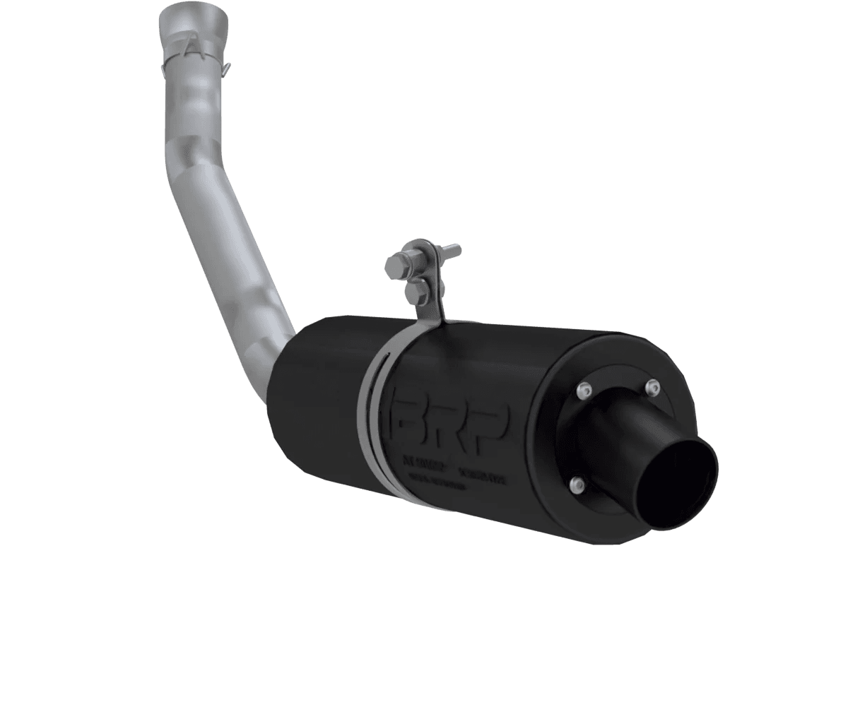 SINGLE SLIP-ON SYSTEM W/ 4.25" SPORT MUFFLER BLK