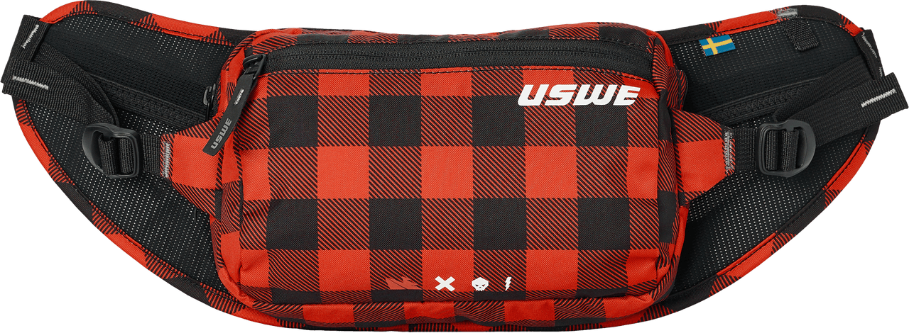 WAIST 2L HIP PACK FLANNEL RED (PACK ONLY)