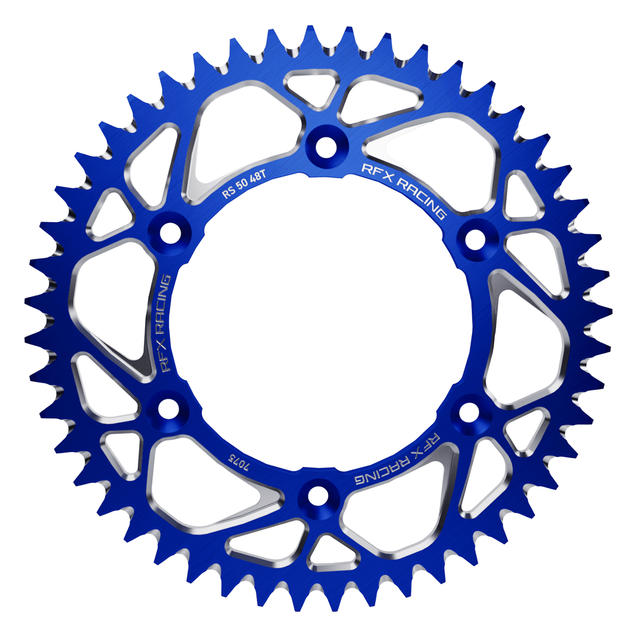 ALUMINUM REAR SPROCKET 52T BLUE YAM