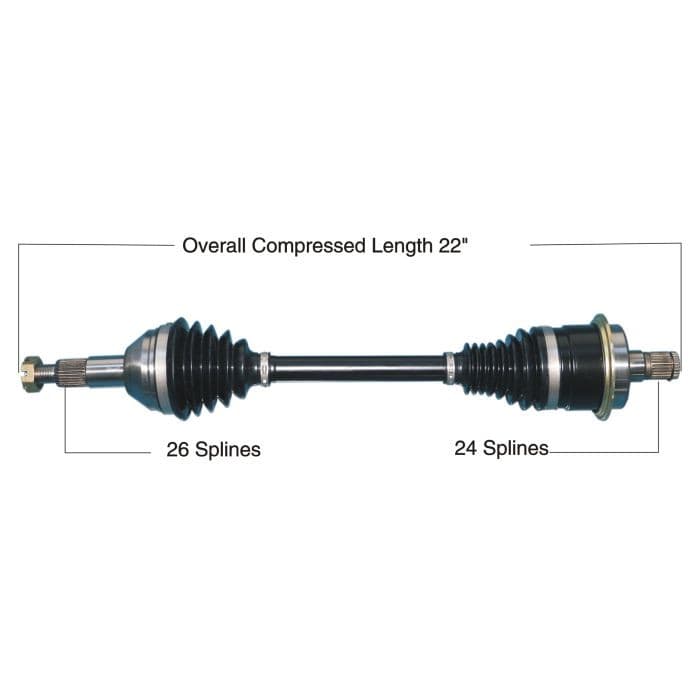 TYTANEUM HEAVY DUTY CV AXLE CAN-AM REAR LEFT