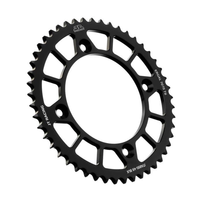REAR ALLOY SPROCKET BLACK 49-TOOTH