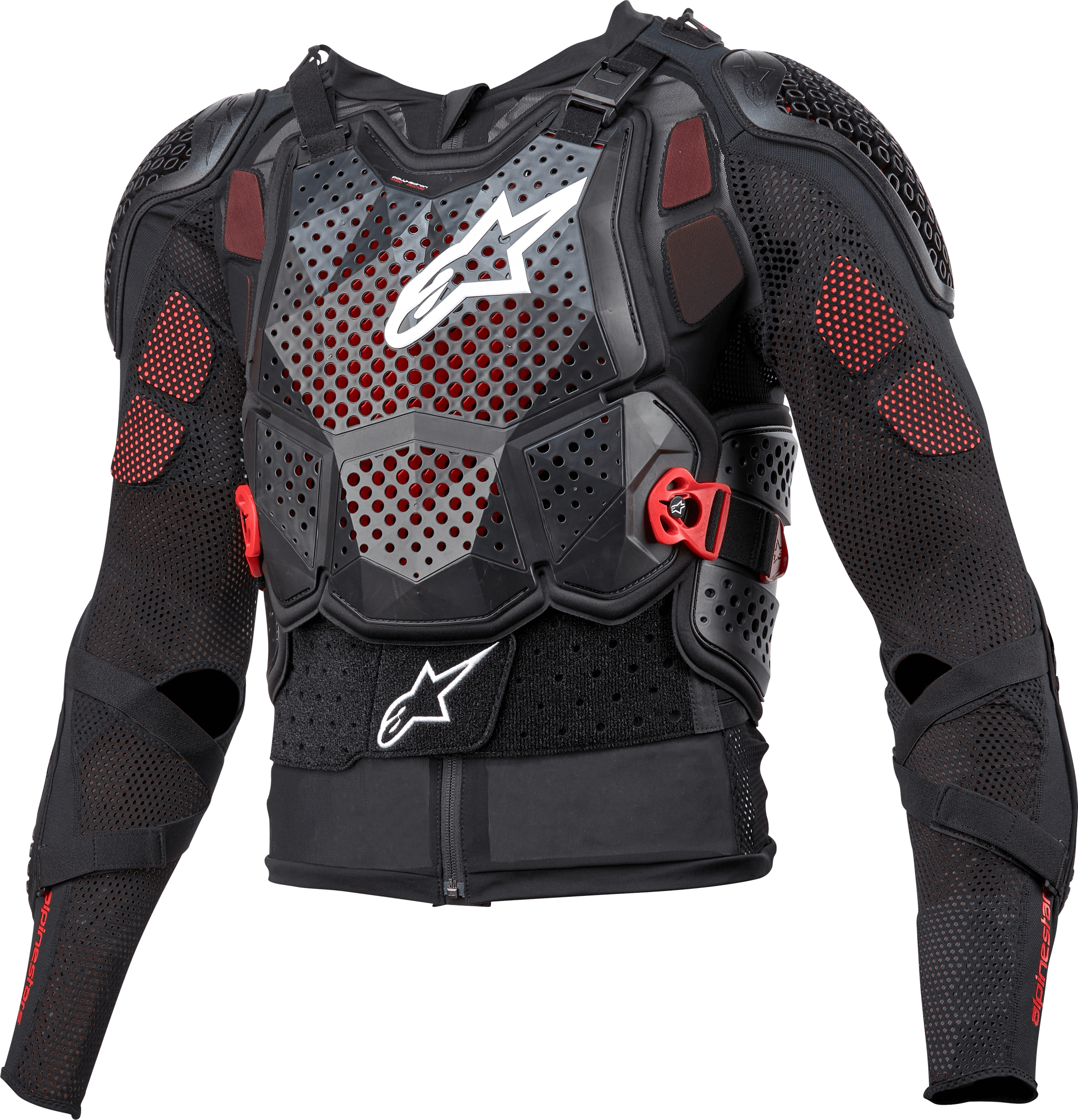 BIONIC TECH V3 PROTECTION JACKET BLK/WHT/RED SM