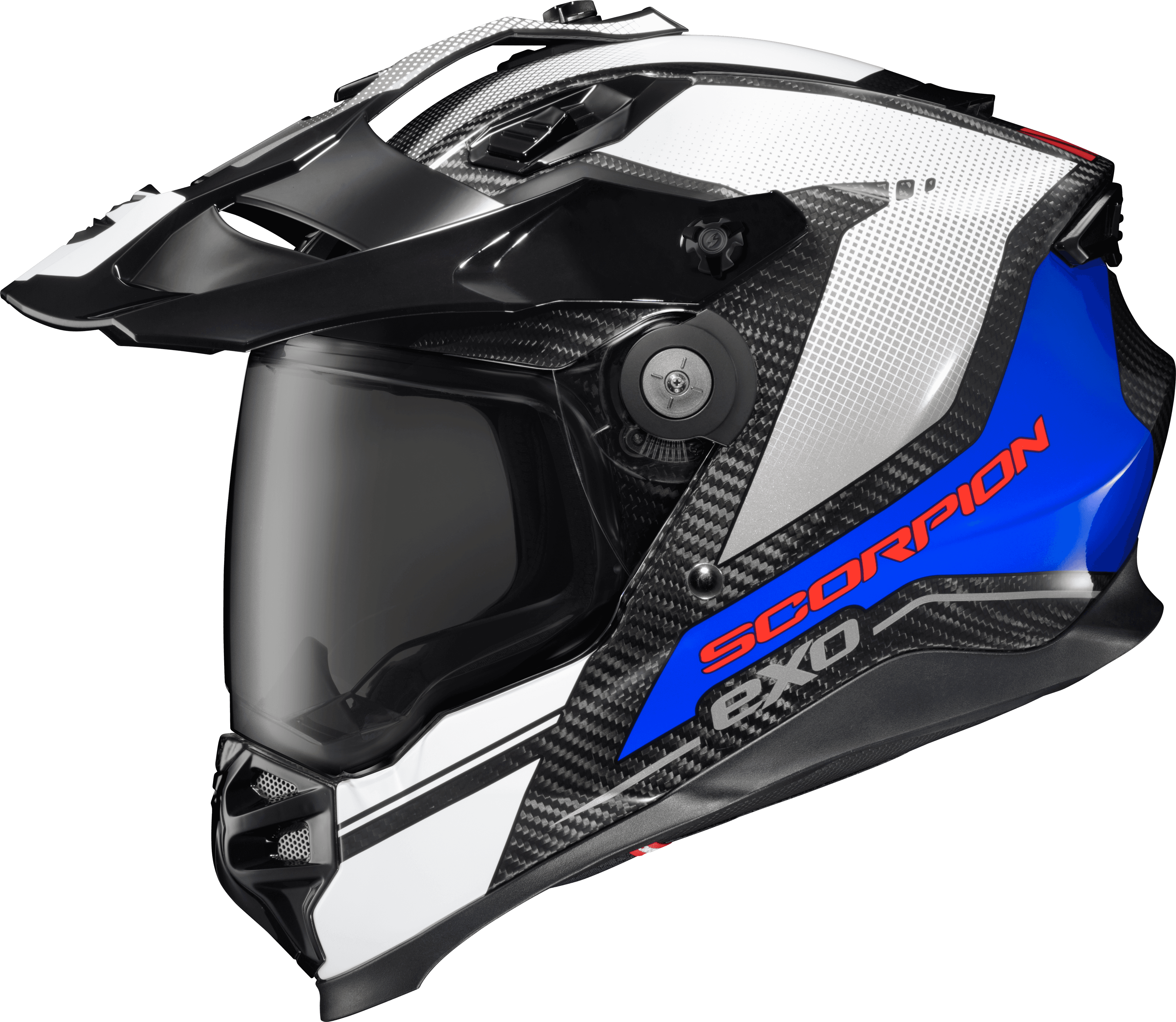 XT9000 CARBON FULL-FACE HELMET TRAILHEAD WHITE LG