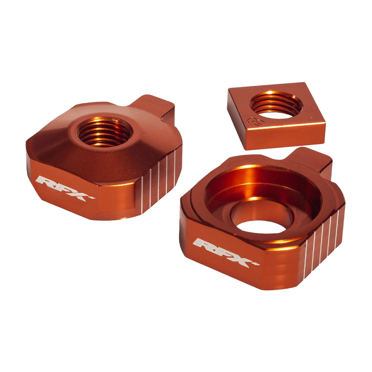 RFX Rear Axle Blocks Orange KTM/Husqvarna/Gas