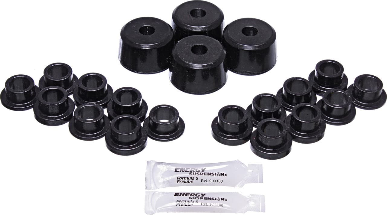 Energy Susp. Shock Bushing Kit Black Polaris